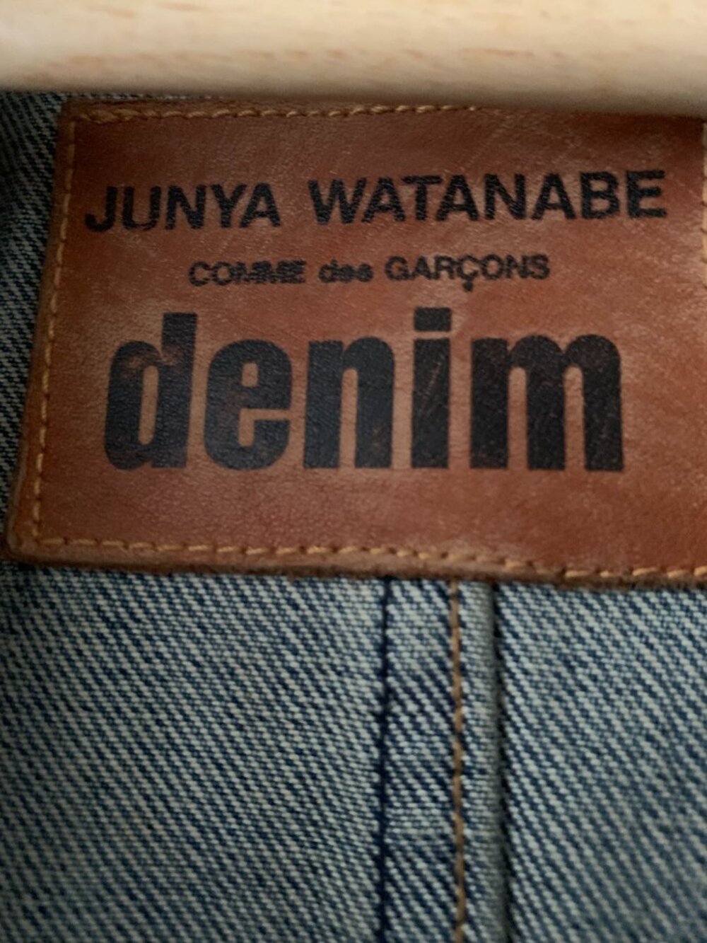 Junya Watanabe Comme De Garcons Denim Trench Coat, Size Small - Picture 4 of 13